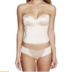 NWT Longline low back strapless bra 34 DD